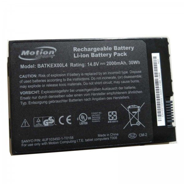 BATKEX00L4 30Wh Replacement Battery Motion Computing J3400 J3500 J3600 tablets