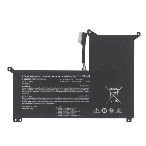 NP50BAT-4 Battery for Colorful XingXing X15 AT 2021 Thunderobot 911M TR HJK