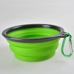 Collapsible Dog Bowl Pet Dog Portable Silicone Collapsible Travel Feeding Bowl Water Dish Feeder