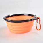 Collapsible Dog Bowl Pet Dog Portable Silicone Collapsible Travel Feeding Bowl Water Dish Feeder