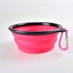 Collapsible Dog Bowl Pet Dog Portable Silicone Collapsible Travel Feeding Bowl Water Dish Feeder