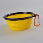 Collapsible Dog Bowl Pet Dog Portable Silicone Collapsible Travel Feeding Bowl Water Dish Feeder