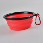 Collapsible Dog Bowl Pet Dog Portable Silicone Collapsible Travel Feeding Bowl Water Dish Feeder