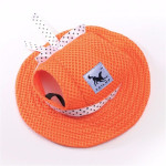 Tailup Ear Hole Summer Baseball Cap Sun Hat / Princess & handsome Beach Hat For Small Pet Dogs Summer Cool Dog Pet Puppy Dog Hat