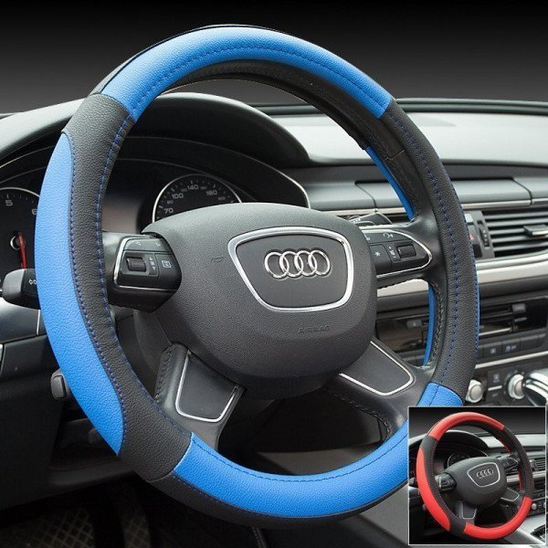 Microfiber Leather car steering wheel cover automobiles interior accessories fit 90% cars car styling decoration auto grip covers