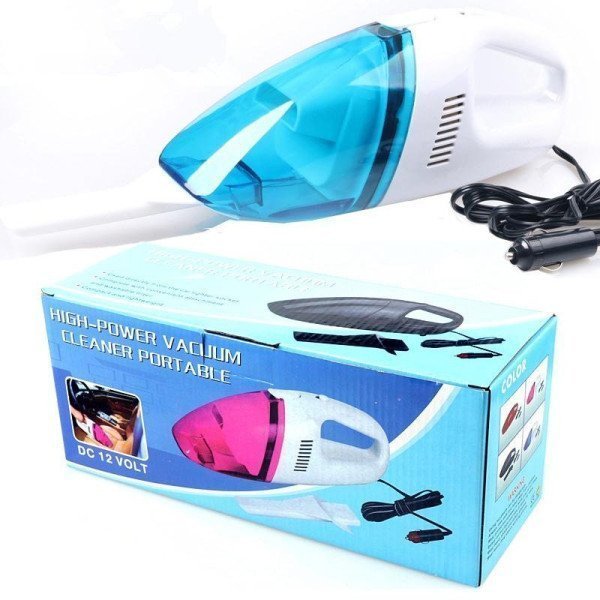 Universal Dry and Wet Super Suction Cleaner Mini 12V 60W Car Vacuum Cleaner Car Vacuum Cleaner DC Interface Adapter