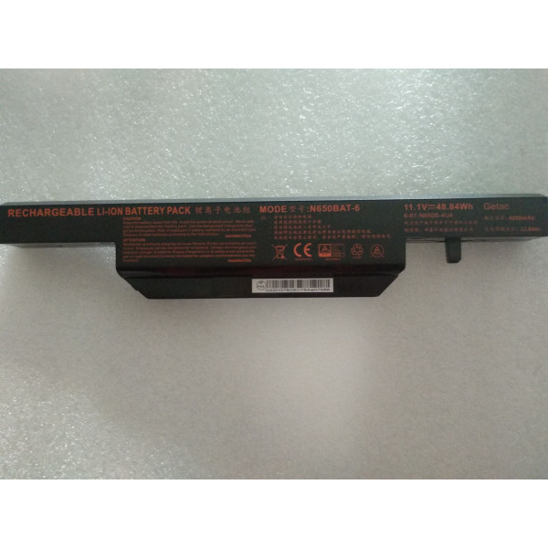 Clevo N650BAT-6 6-87-N650S-4U4 6-87-N650S-4UF1 laptop battery