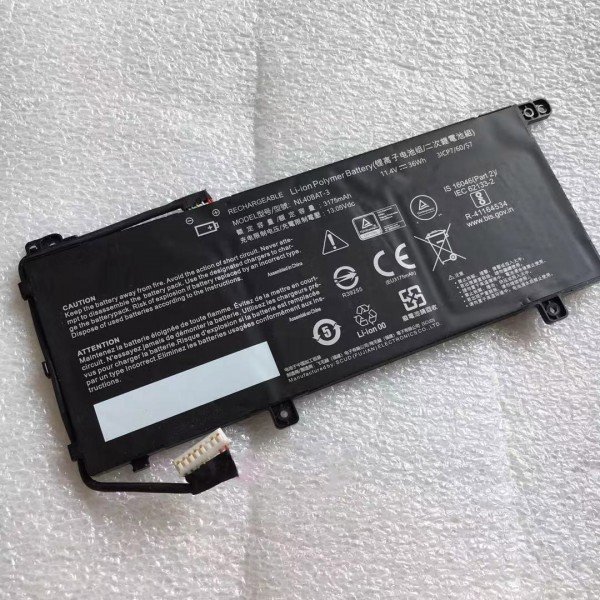 Clevo NL40BAT-3 11.4V 36Wh 3175mAh Replacement Laptop Battery