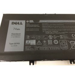 Type 357F9 71JF4 74Wh 11.4V Replacement Battery for Dell Inspiron 15 7559 