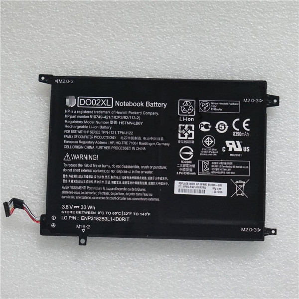 DO02XL 33Wh Replacement Battery For HP Pavilion X2 10 10-n20ns 10-j024tu 10-j013tu