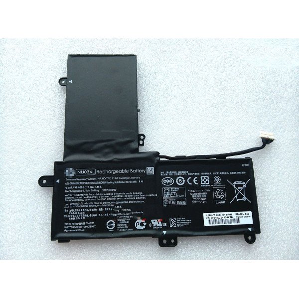 NU03XL Replacement Battery For HP Pavilion x360 11-u000 HSTNN-UB6V 41.7Wh