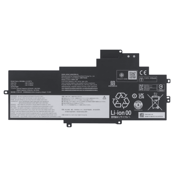 L21C3P74 AU 49.5Wh Battery for Lenovo L21D3P74, L21L3P74 ThinkPad X1 Nano Gen2