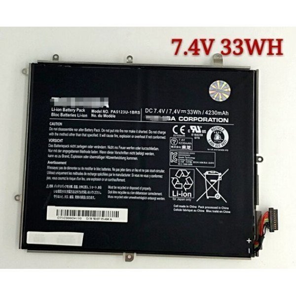 PA5123U-1BRS Replacement 33Wh 4230mAh Battery for Toshiba Excite Pro AT10LE-A-10C